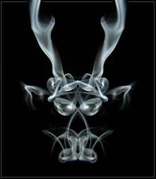 Smoke Creature with Antlers