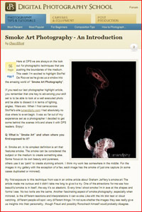 Smoke Art Photography on Digital Photography School