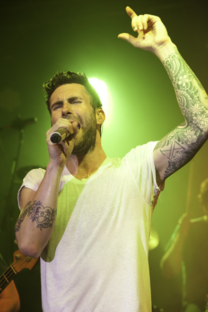 Adam Levine of Maroon 5 by Stoffel De Roover